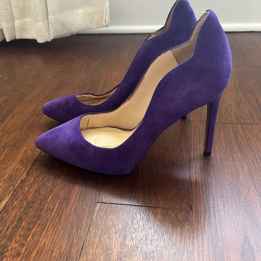 Jessica Simpson Purple suede heels - Size 8.5